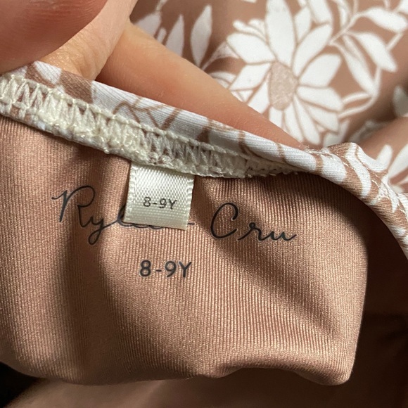 RYLEE & CRU Floral Beige Swimsuit - Picture 5 of 5